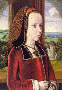 Jean Hey Portrait of Margaret of Austria Sweden oil painting artist